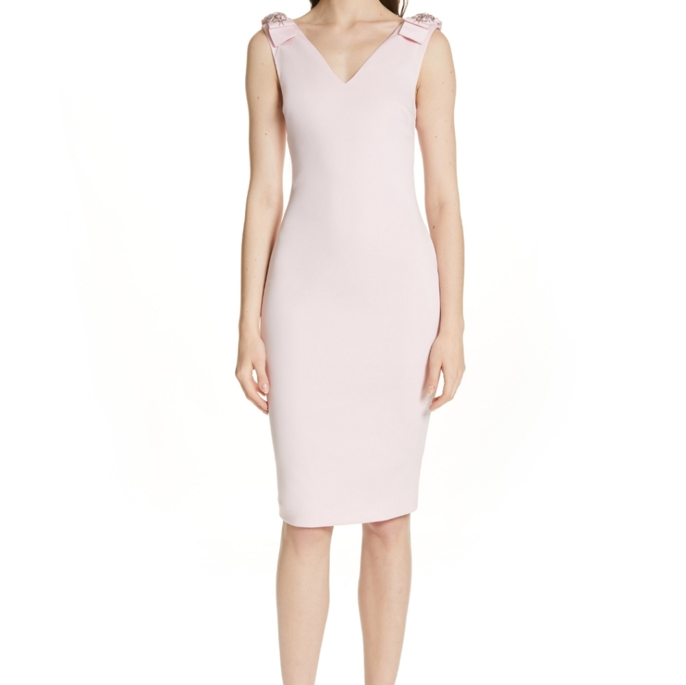 NWT Ted Baker size 2 Belliah Bow Shoulder Dress